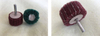 Scouring Pad Shutter Wheels with Handle/shank/shaft 