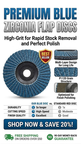 Premium Blue Zirconia Flap Discs | High-Performance Grinding & Finishing