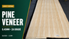 Cathedral Grain Pine Quarter Sliced Pine Veneer