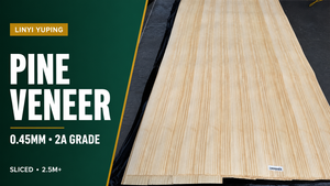 Cathedral Grain Pine Quarter Sliced Pine Veneer